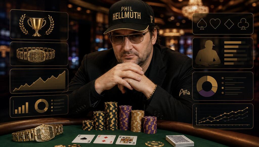 Alt om Phil Hellmuth og Phil Hellmuths statistikk i casinokortspill