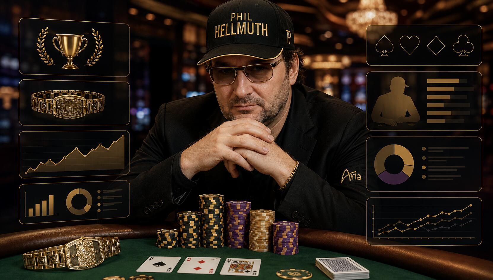Alt om Phil Hellmuth og Phil Hellmuths statistikk i casinokortspill
